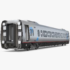 3D model Acela Express Coach Rigged